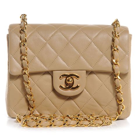 chanel square bag|chanel mini flap bag beige.